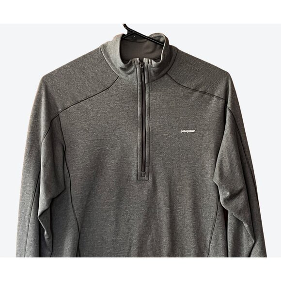 Patagonia Capilene 3 Women's Small 1/4 Zip Midweight Gray Polartec Baselayer Top - Picture 2 of 5